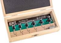 ENT 09001 6-tlg. HW Abrundfr&auml;ser + Viertelstabfr&auml;ser Kombi-Set mit Kugellager f&uuml;r