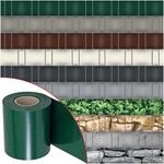 NOOR Sichtschutzstreifen PVC BLICKDICHT f&uuml;r Doppelstabmattenzaun -...