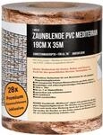 NOOR Sichtschutzstreifen PVC Blickdicht f&uuml;r Doppelstabmattenzaun - Zaunsichtschutz