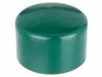 Alberts 654535 Pfostenkappe für runde Metallpfosten | Kunststoff, grün | für