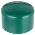 Alberts 654535 Pfostenkappe f&uuml;r runde Metallpfosten | Kunststoff, gr&uuml;n | f&uuml;r