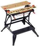 BLACK+DECKER Workmate Flexible Universal-Werkbank (klappbarer S&auml;gebock &ndash;