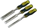 Stanley FatMax Stechbeitel-Set, 12,18,25mm Klingenbreite, Thru-Thang-Klinge,