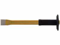 KS Tools 162.0204 Maurermeißel mit Handschutzgriff,flach oval,31x350mm