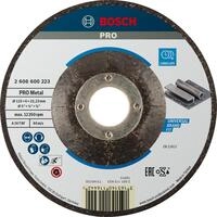 Bosch 1x PRO Metal Longlife Schleifscheibe f&uuml;r kleine Winkelschleifer und