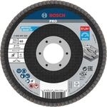 Bosch 1x PRO Metal X571 F&auml;cherschleifscheibe, gerade Ausf&uuml;hrung, Fiber, f&uuml;r kleine
