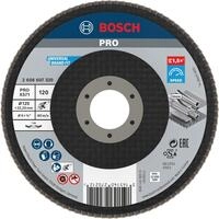 Bosch 1x PRO Metal X571 F&auml;cherschleifscheibe, abgewinkelte Ausf&uuml;hrung, Fiber,...