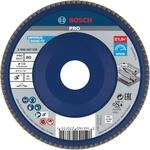 Bosch 1x PRO Metal X571 F&auml;cherschleifscheibe, gerade Ausf&uuml;hrung, Kunststoff,...