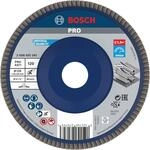 Bosch 1x PRO Metal X571 F&auml;cherschleifscheibe, gerade Ausf&uuml;hrung, Kunststoff,...