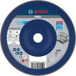Bosch 1x PRO Metal X571 F&auml;cherschleifscheibe, gerade Ausf&uuml;hrung, Kunststoff, f&uuml;r