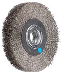 PFERD POS Rundb&uuml;rste breit ungezopft RBU | &Oslash; 180x25xvariable Bohrung