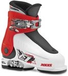 Roces Kinder Skischuhe Idea Up Gr&ouml;&szlig;enverstellbar, White-Red-Black, 25/29,