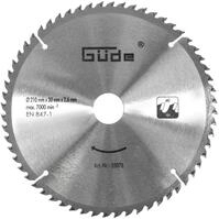 G&uuml;de 55076 Holzs&auml;geblatt HM 210x30x60Z (aus Hartmetall, 21 cm Durchmesser, 3 cm