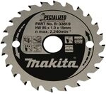Makita Specialized Saegeblatt 85 x 15 x 24 Z, B-33819, 85 x 15mm