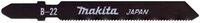 Makita A-85737 Stichs&auml;geblatt B-22 HSS 5 St&uuml;ck, ideal f&uuml;r d&uuml;nne Bleche aus Stahl,