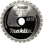 Makita B-33526 SPECIALIZED Saegeb.136x20x30Z, 18 x 540 mm, Farbe