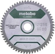 Metabo S&auml;geblatt "multi cut - classic", 216x2,4/1,8x30, Z60 FZ/TZ, 5&deg;neg.