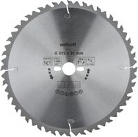 wolfcraft HM S&auml;geblatt 315 mm f&uuml;r Tischkreiss&auml;gen - 6664000 - L&auml;ngs- und