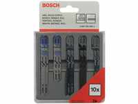 Bosch Accessories Professional Zubehör 2607010148 10tlg. Stichsägeblatt-Set...