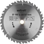 wolfcraft 6734000 | Handkreiss&auml;geblatt HM | Serie braun | 22 Z&auml;hne | &oslash;180mm