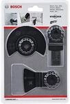 Bosch Professional 3 tlg. Starlock Fliesen Basis Set (f&uuml;r Fliesen, Fr&auml;sen,