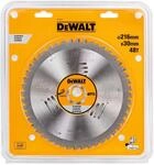 DeWalt DT1914-QZ - Hojas para Sierra Estacionarias 216 x30 x48D para Aluminio