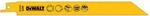 DeWalt BI-Metall Metalls&auml;bels&auml;gebl&auml;tter (Gesamtl&auml;nge: 203 mm, Zahnteilung: 1.8