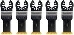 Dewalt 5er-Pack Titan Metall-S&auml;geblatt DT20727 (passend f&uuml;r Dewalt Multi Tool