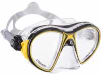 Cressi AIR, Erwachsene Premium Silikon Tauchmaske, CRYSTAL : Gelb, Blau, Weiß,...
