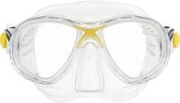 Cressi Marea Jr - Maske zum Tauchen und Schnorcheln, Klar/Gelb, Einheitsgr&ouml;&szlig;e,