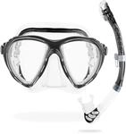 Cressi Big Eyes Evolution Schnorchelmaske - Schnorchel & Taucherbrille Erwachsene -