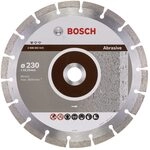 BOSCH Diamanttrennscheibe Standard f&uuml;r Abrasive, 230 x 22,23 x 2,3 x 10 mm,