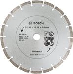 Bosch Home and Garden 2 Diamanttrennscheiben f&uuml;r Baumaterial, 230 mm,...