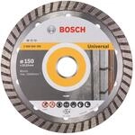 BOSCH Diamanttrennscheibe Standard f&uuml;r Universal Turbo, 150 x 22,23 x 2,5 x 10...