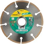 wolfcraft HM-Trennscheibe Standard &Oslash; 115 x 22.23 mm I 8369000 I f&uuml;r Winkelschleifer