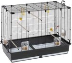 Ferplast Ampia Gabbia per Canarini, Gabbia Cocorite Gabbia Uccelli Esotici PIANO 6,