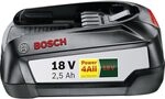 Bosch Ersatz-Akku PBA 18V 2.5Ah W-B (Hohe Kapazit&auml;t f&uuml;r l&auml;ngere Laufzeit;