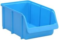 H&uuml;nersdorff Sichtbox / Stapelbox / Lagerbox in Gr&ouml;&szlig;e 4, stapelbar, Farbe: Blau