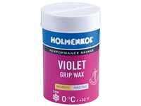Holmenkol Unisex – Erwachsene Grip Skiwachs, Violet, 45 Gramm