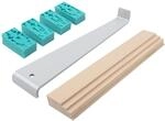 wolfcraft Verlegeset f&uuml;r Laminat 6931000 I Werkzeug zum Verlegen von Laminat,