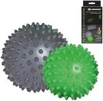 Schildkr&ouml;t Massageball 2er Set I Noppenball f&uuml;r Hals, R&uuml;cken, Beine & F&uuml;&szlig;e I