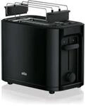 Braun HT 3010 BK Toaster | Doppelschlitz | Herausnehmbare Kr&uuml;melschublade 