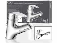EISL NI075TCO VICO Waschtischarmatur Bad, Wasserhahn Bad mit Haarbrause,...