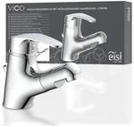 EISL NI075TCO VICO Waschtischarmatur Bad, Wasserhahn Bad mit Haarbrause, Badarmatur