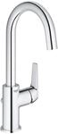 GROHE BauFlow, Waschtischarmatur hoch, wassersparend (Wasserhahn f&uuml;r das Bad,