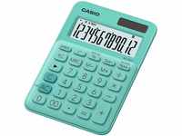 CASIO Tischrechner MS-20UC-GN, 12-stellig, in Trendfarben, Steuerberechnung,