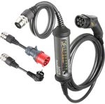 Juice Booster 2 - Mobile Wallbox 22 kW und Typ 2 Ladekabel, Schweizer Design,