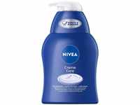 NIVEA Creme Care Pflegeseife (250 ml), milde Handseife mit original NIVEA Duft...