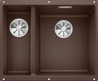 BLANCO SUBLINE 340/160-U | Granitsp&uuml;le aus SILGRANIT cafe | Einbauart:...