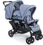 CHIC 4 BABY 274 55 Geschwisterwagen Duo, Jeans hellblau/blau